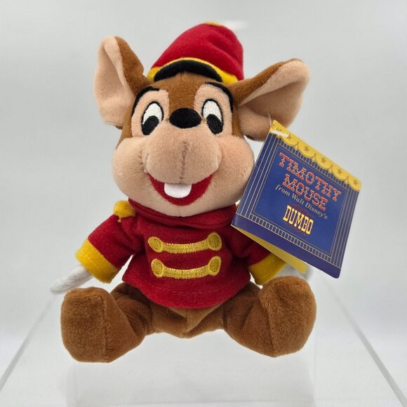 WDCC Dumbo Timothy Sculpture with Button Pin, Balloon and Timothy Mouse Plush - Picture 4 of 14